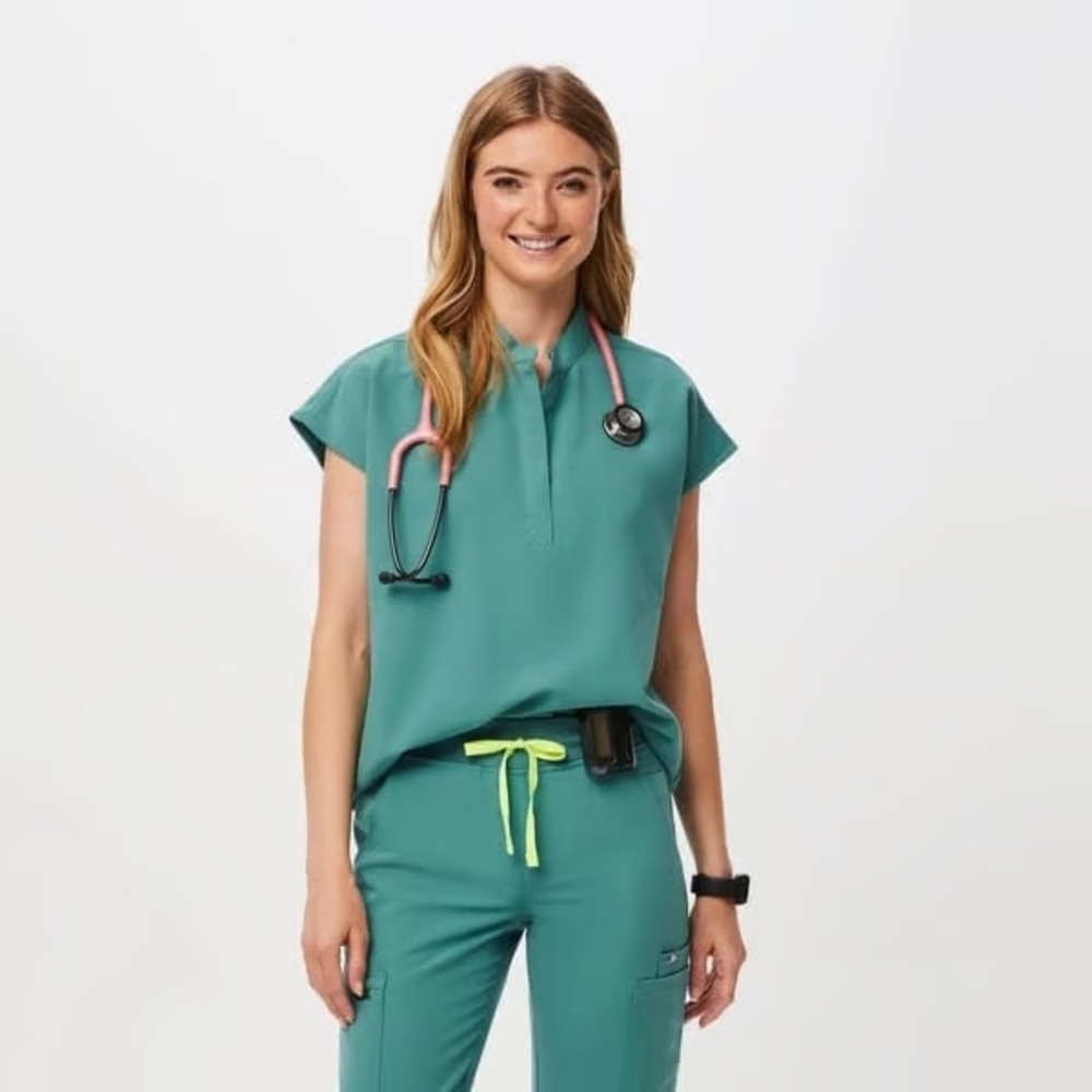Figs Limited Edition Cactus Rafaela Scrub Top